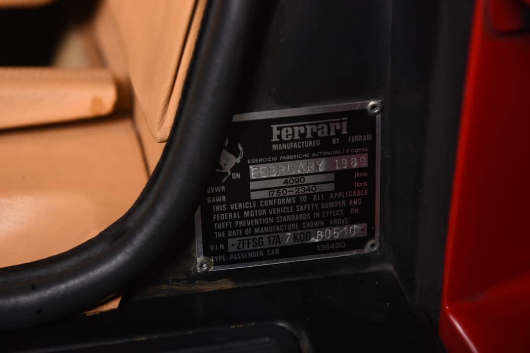 1989 Ferrari Testarossa — photo 29