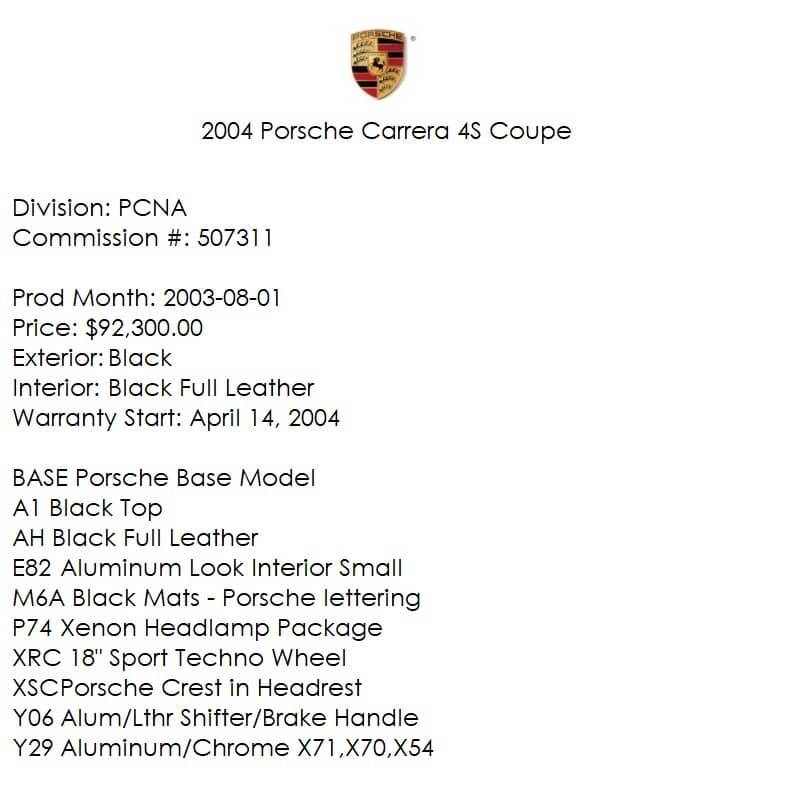 2004 Porsche 911 Carrera 4S — photo 34