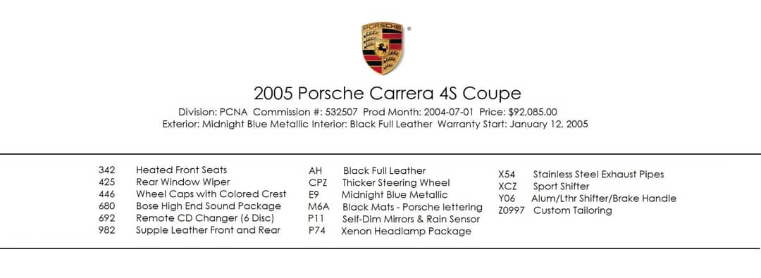 2005 Porsche 911 Carrera 4S — photo 5