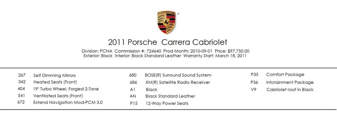 2011 Porsche 911 Carrera — photo 5