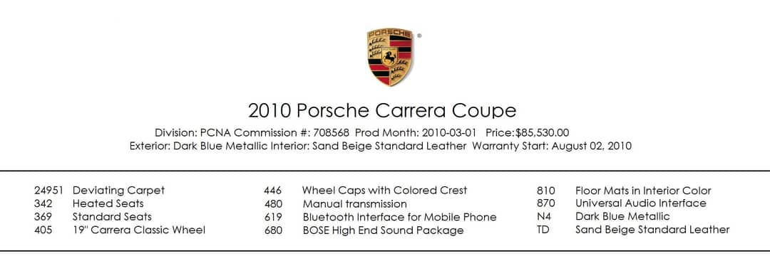 2010 Porsche 911 Carrera — photo 5