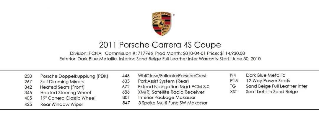2011 Porsche 911 Carrera 4S — photo 5