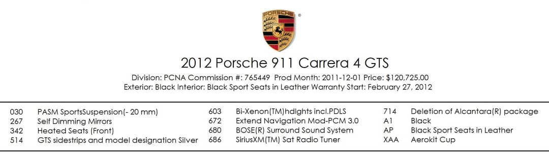 2012 Porsche 911 Carrera 4 GTS — photo 5