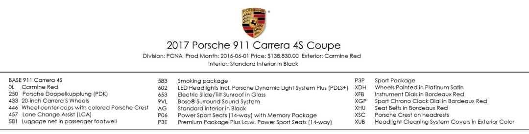 2017 Porsche 911 Carrera 4S — photo 5