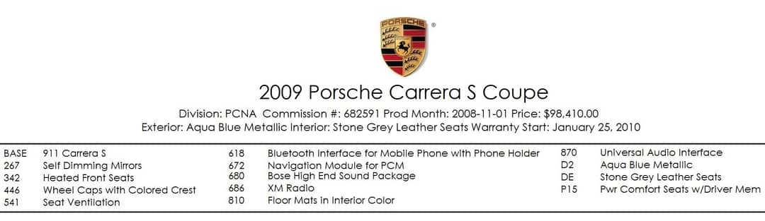 2009 Porsche 911 Carrera S — photo 5