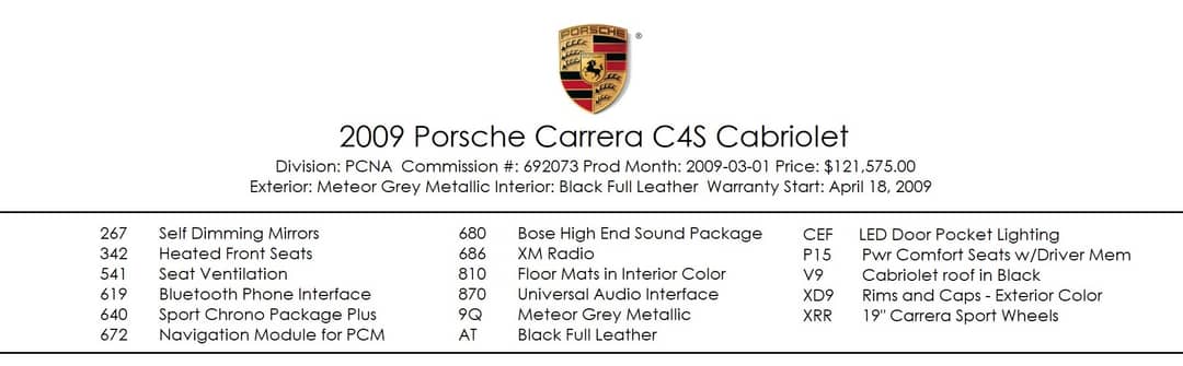 2009 Porsche 911 Carrera 4S — photo 5