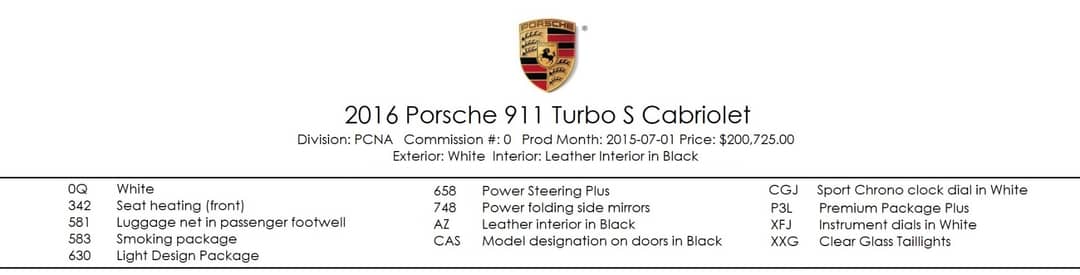 2016 Porsche 911 Turbo S — photo 5