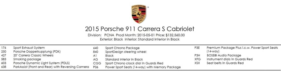 2015 Porsche 911 Carrera S — photo 5