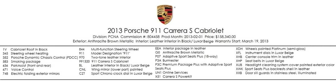 2013 Porsche 911 Carrera S — photo 5
