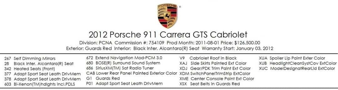 2012 Porsche 911 Carrera GTS — photo 3