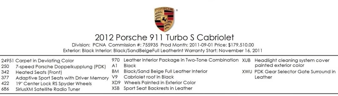 2012 Porsche 911 Turbo S — photo 4