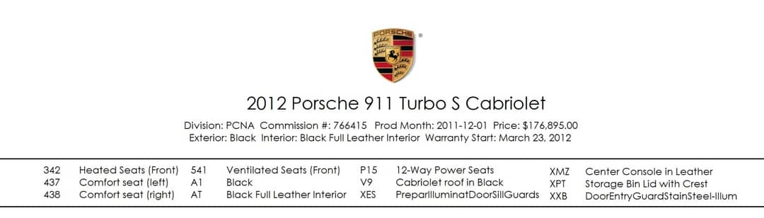2012 Porsche 911 Turbo S — photo 5