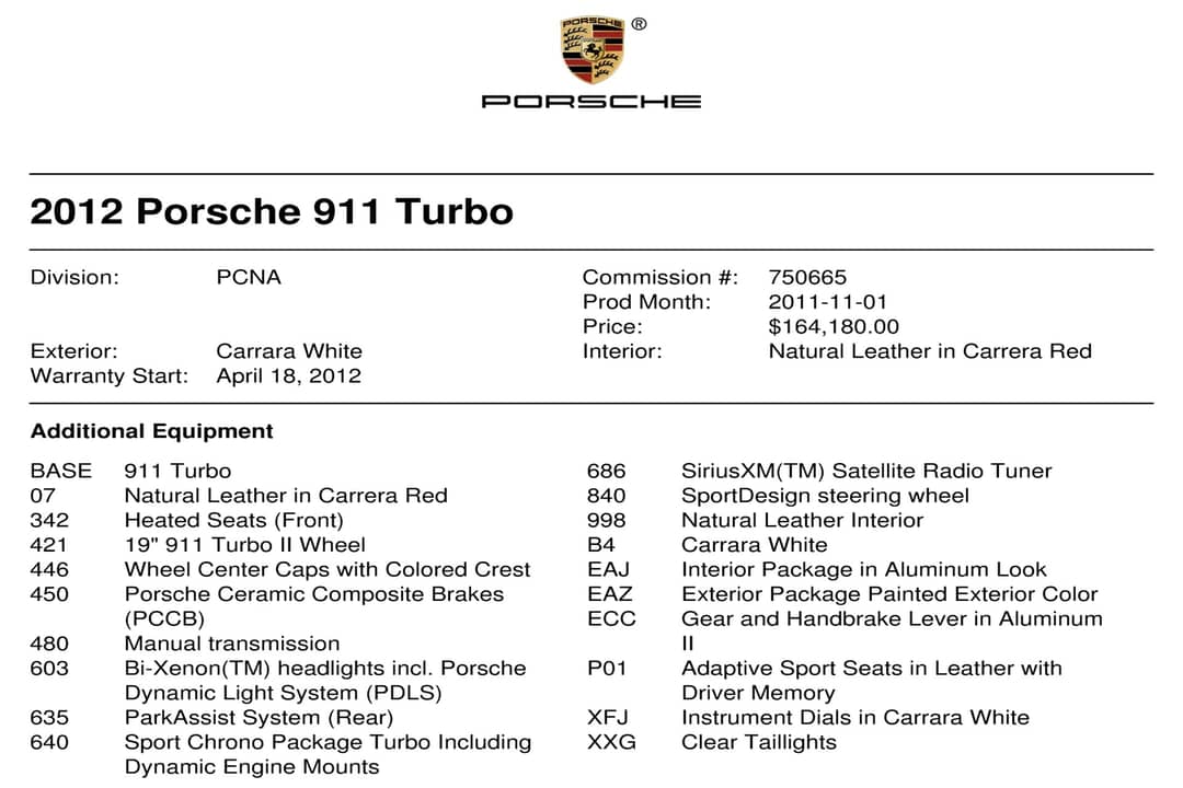 2012 Porsche 911 Turbo — photo 33