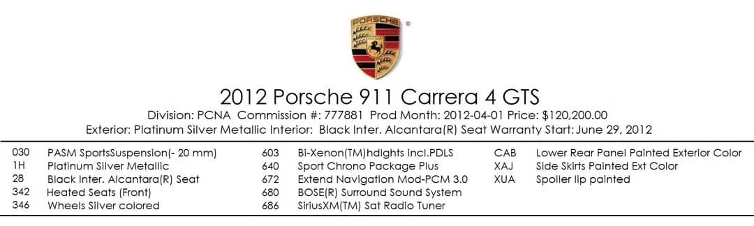 2012 Porsche 911 Carrera 4 GTS — photo 5