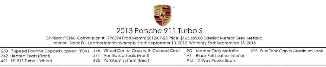 2013 Porsche 911 Turbo S — photo 5