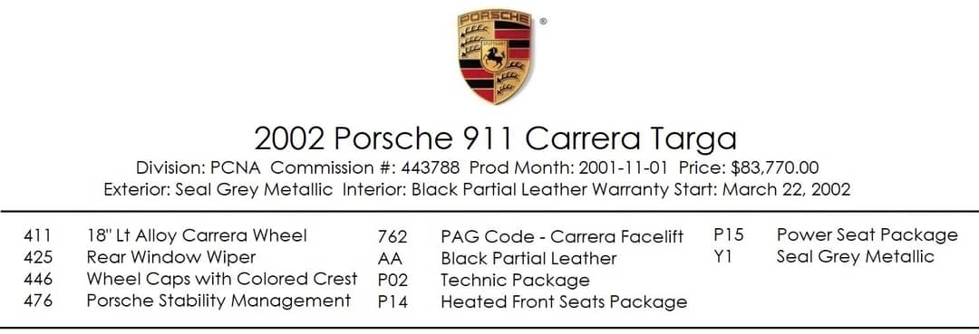 2002 Porsche 911 Targa — photo 5