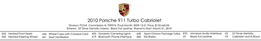 2010 Porsche 911 Turbo — photo 5