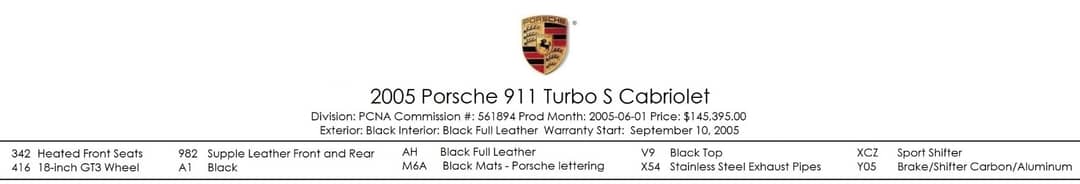 2005 Porsche 911 Turbo S — photo 5