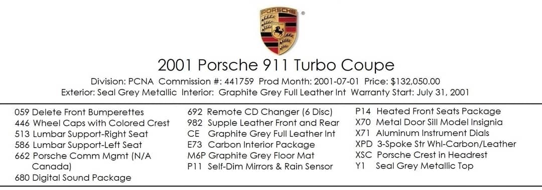 2001 Porsche 911 Turbo — photo 4