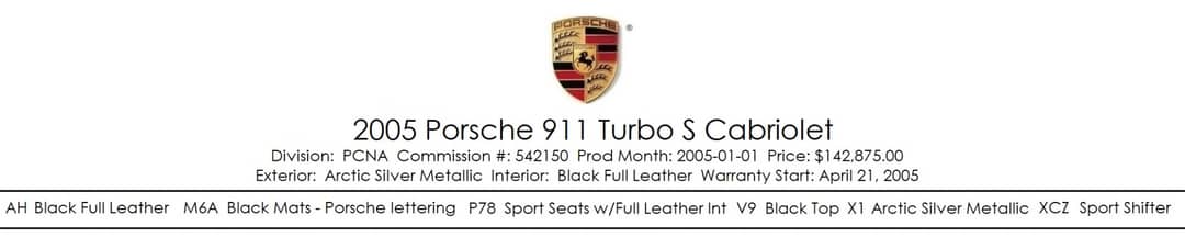 2005 Porsche 911 Turbo S — photo 3