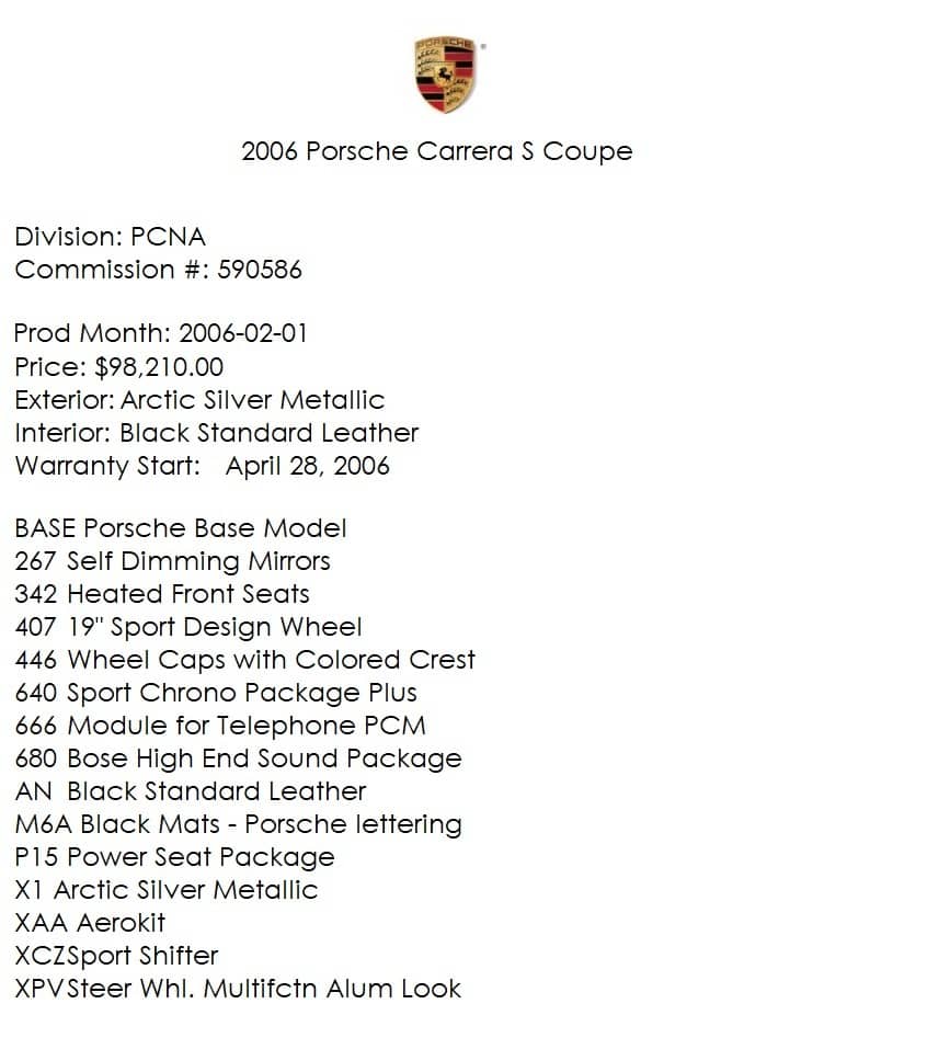 2006 Porsche 911 Carrera S — photo 46