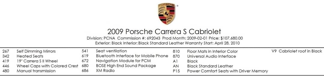 2009 Porsche 911 Carrera S — photo 2