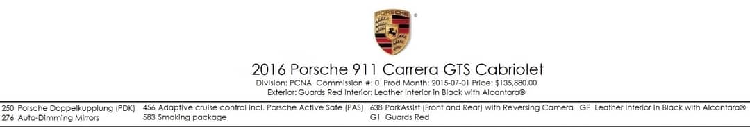 2016 Porsche 911 Carrera GTS — photo 5