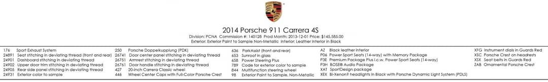 2014 Porsche 911 Carrera 4S — photo 5