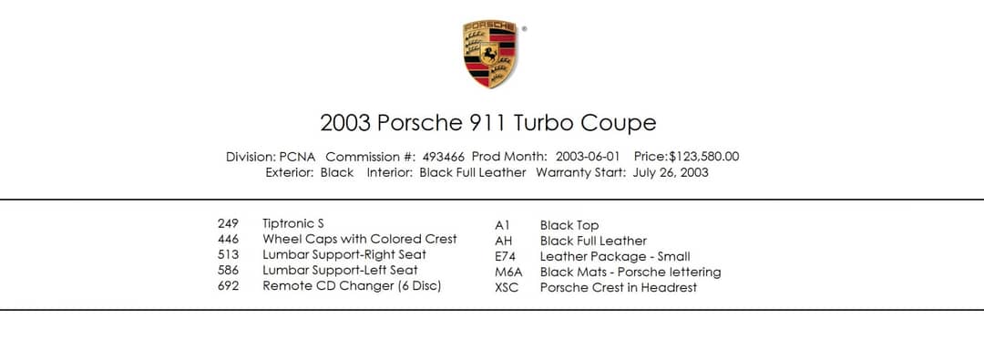 2003 Porsche 911 Turbo — photo 5