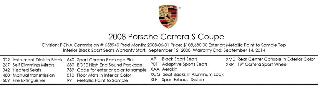 2008 Porsche 911 Carrera S — photo 5