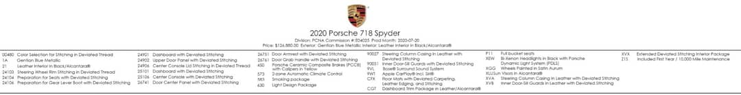 2020 Porsche 718 Boxster Spyder — photo 5