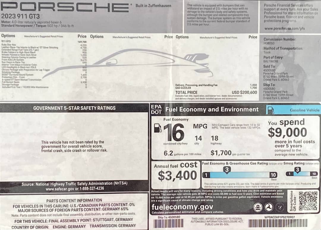 2023 Porsche 911 GT3 — photo 5