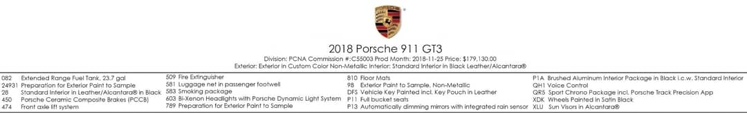 2018 Porsche 911 GT3 — photo 5