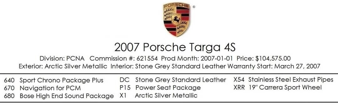 2007 Porsche 911 Targa 4S — photo 5
