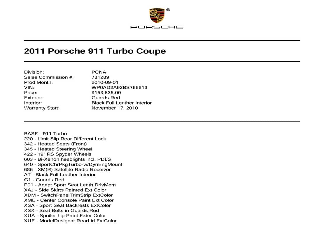 2011 Porsche 911 Turbo — photo 69