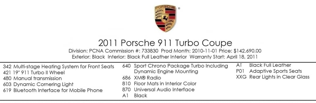 2011 Porsche 911 Turbo — photo 5