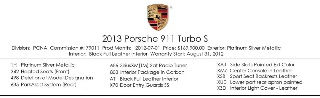 2013 Porsche 911 Turbo S — photo 5