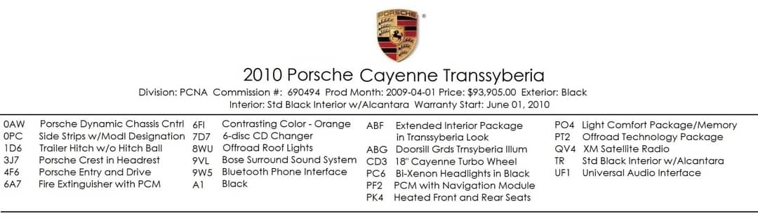 2010 Porsche Cayenne S Transsyberia Tiptronic — photo 5