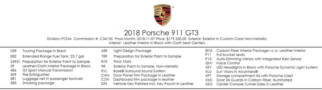 2018 Porsche 911 GT3 Touring — photo 5