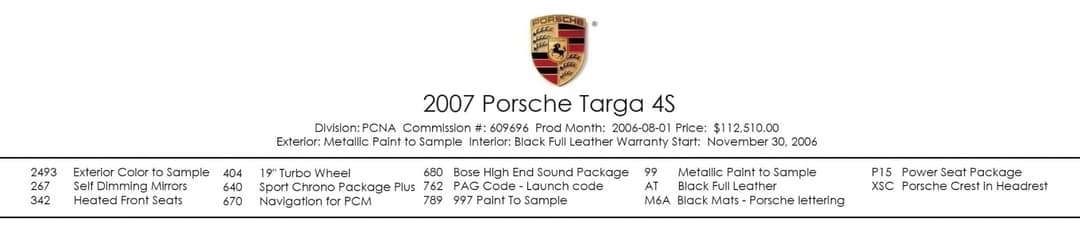 2007 Porsche 911 Targa 4S — photo 5