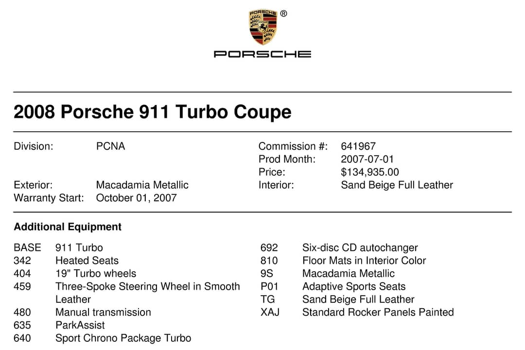 2008 Porsche 911 Turbo — photo 71
