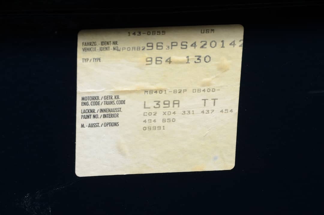 1993 Porsche 911 Carrera 4 — photo 5