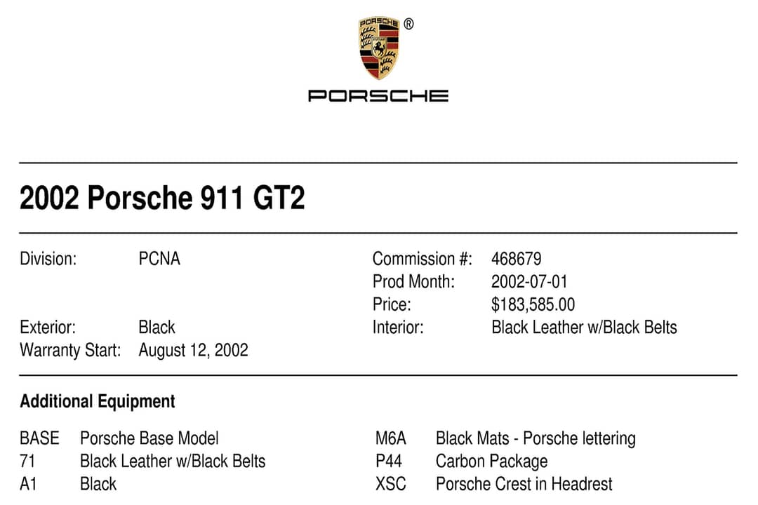2002 Porsche 911 GT2 — photo 32
