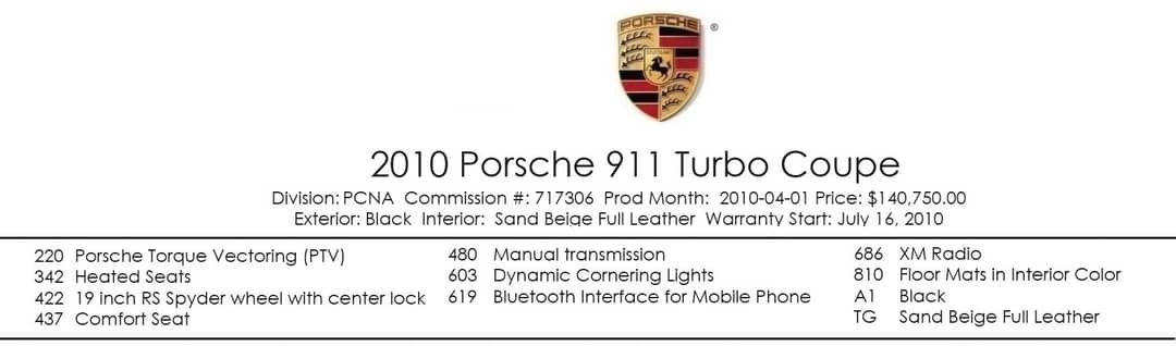 2010 Porsche 911 Turbo — photo 5
