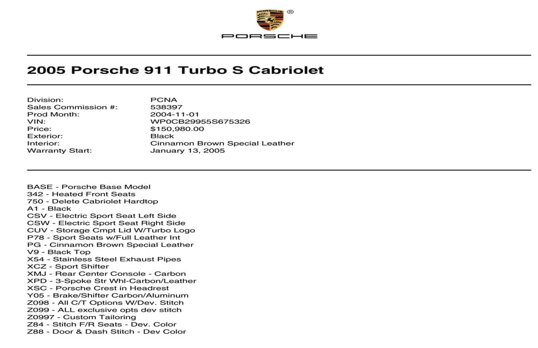 2005 Porsche 911 Turbo S — photo 50