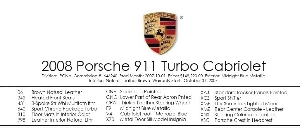 2008 Porsche 911 Turbo — photo 5