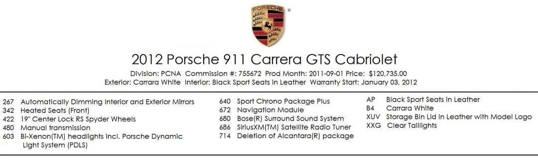 2012 Porsche 911 Carrera GTS — photo 5
