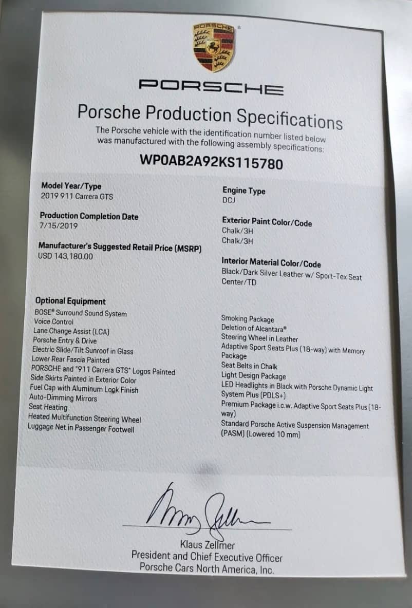 2019 Porsche 911 Carrera GTS — photo 5