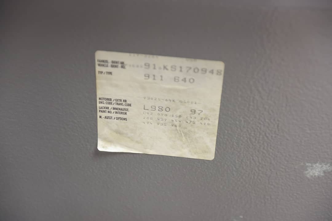 1989 Porsche 911 Carrera — photo 68