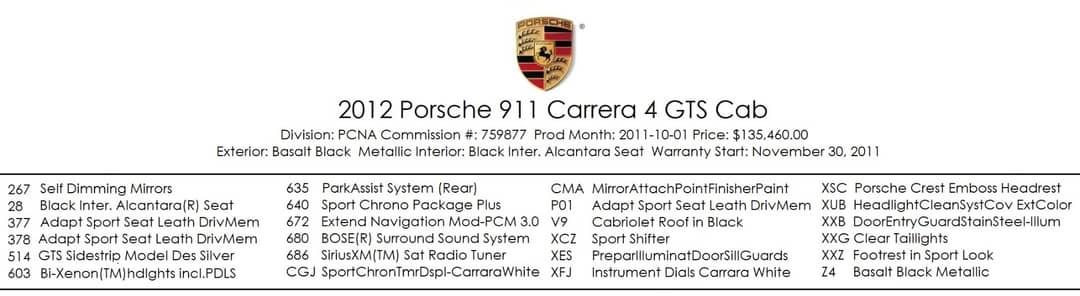 2012 Porsche 911 Carrera 4 GTS — photo 5